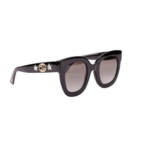 round-frame acetate sunglasses with star gucci replica|original Gucci sunglasses.